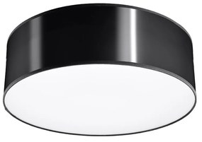 Čierne stropné svietidlo Sollux Atis