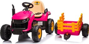LEAN CARS Batériový traktor BBH-030 ružový