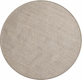 My Flair, Kusový koberec Suzan Creme kruh, 200x200 (priemer) kruh, šedá, chodba / predsieň