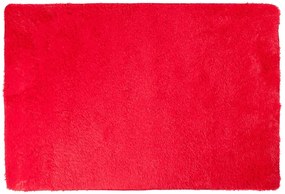 Plyšový koberec TOP - ČERVENÝ
