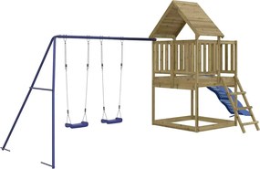 vidaXL Vonkajšia súprava na hranie impregnovaná borovica