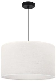 Závesné svietidlo Juta, 1x biele jutové tienidlo, (fi 40cm), b
