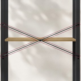 Dekorstudio Policový regál - dub artisan - LLS60B88V1