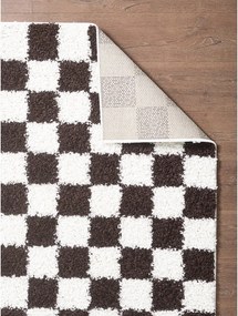 Hnedý/krémovobiely koberec 160x230 cm Grida – ESTE