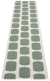 Zeleno-krémový vnútorný a vonkajší behúň 70x300 cm Sten Army – Pappelina