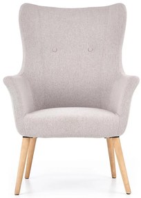 Kreslo Cotto svetlosivá