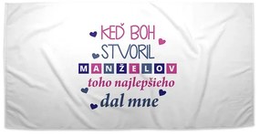 Sablio Uterák Keď Boh stvoril manželov - 50x100 cm