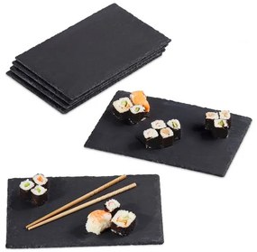 Ozdobné kamenné taniere na sushi, RD26310 30x20cm
