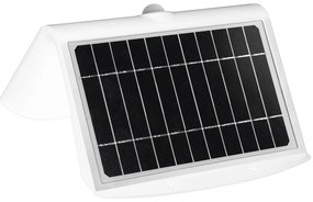 Exteriérové solárne nástenné LED svietidlo Butterfly, 1x LED 6,8w, biela, pohybový senzor