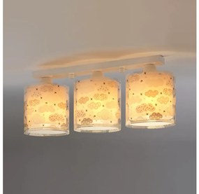 Dalber D-41413S - Detské stropné svietidlo CLOUDS 3xE27/60W/230V