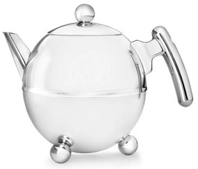 Kanvica na čaj z nehrdzavejúcej ocele v striebornej farbe 1,5 l Bella Ronde – Bredemeijer