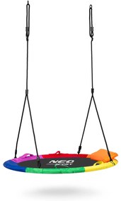 Neo-Sport Swingo XXL pestrofarebná hojdačka bocianie hniezdo 110 cm