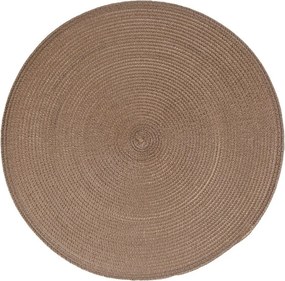 Okrúhle prestieranie BRAID 38 cm taupe