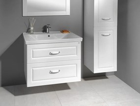 Aqualine Aqualine, FAVOLO umývadlová skrinka 76,5x60x44,6 cm, biela mat, FV280