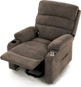 Polohovacie kreslo béžové, elektrické TV-S8348 CRM2