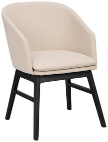 Béžové čalúnené jedálenské kreslá v súprave 2 ks Windham – Rowico