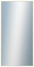 DANTIK - Zrkadlo v rámu, rozmer s rámom 60x120 cm z lišty Hliník zlatá lesklá (7001001)