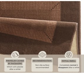 Hnedý koberec Hanse Home Basic, 160 x 230 cm