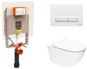 Závesný wc set Vitra S60 na zamurovanie SIKOVZW3, 1 ks