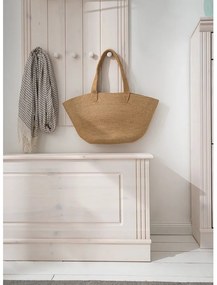 Biela truhlica z borovicového dreva 80x45 cm Anita – Støraa