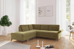 XXXLutz ROHOVÁ SEDAČKA, textil, olivovozelená Sit & More - Sedačky - 00014401618H