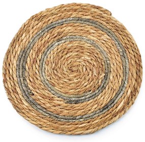 Podložka na stůl z mořské trávy Bali II 38 cm hnědá/šedá