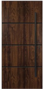 Dvere vchodové Fobos 90P ořech