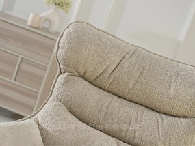 Relaxačné kreslo Karenteno (béžová). Akcia -15%. Vlastná spoľahlivá doprava až k Vám domov. 1135820