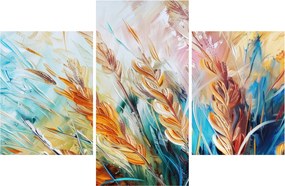 Obraz - Pšenica, abstrakcia (90x60 cm)