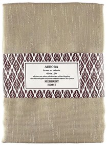 Záclona na páske  AURORA polyester béžová 400x120 Merkury Home
