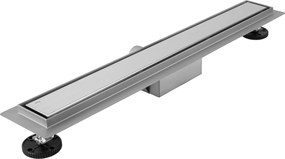 Rea Neox, odtokový sprchový žľab 50 cm, brúsená oceľ, REA-G2500