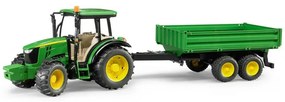 Bruder Farmer 2108 Traktor John Deere so sklápacím prívesom