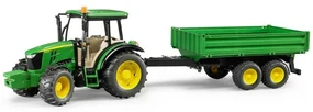 Bruder Farmer 2108 Traktor John Deere so sklápacím prívesom