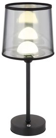 Globo 21008S - LED Stmiev. stolná lampa LUNKI LED/2,5W/3,7V 2700/4000/6500K čierna