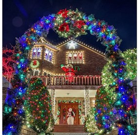 Vianočné svetielka vonkajšie FLASH multicolor 200 LED