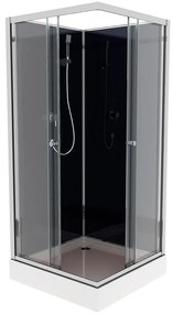 Sprchový kút štvorcový Elize 80x80 chróm