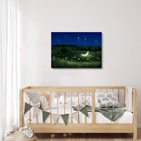 Sklenený obraz - Padajúce nebo (70x50 cm)