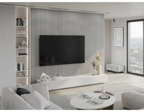 Mexen Lam-B, stenové lamely 275 × 31,5 cm, HDF doska 4 mm, biela lesklá, S100-275317-2812-054