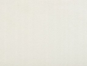 Beliani Vodná posteľ Zamat VINCENNES 160 x 200 cm Krémová biela manželská