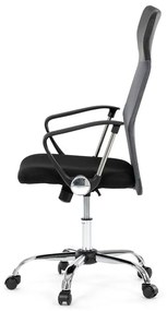 Autronic BONTEC Kancelárska stolička, hojdací mechanizmus, šedá sieťovina, KA-E305 GREY Farba: Šedá