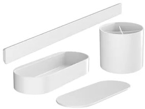 Sada doplnkov Hansgrohe WallStoris vo farbe matná biela 27968700