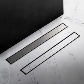Rea NEOX Superflow, odtokový sprchový žľab 90 cm, brúsená oceľ, REA-G2708