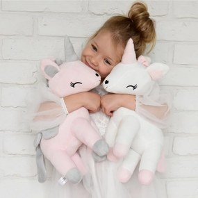 Mojkáčik - Plyšový jednorožec ružová L