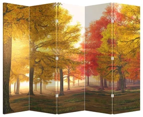 Paraván - Jesenné stromy (210x170 cm)