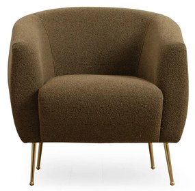 Moderné kreslo Esessy, 70 x 82 cm - khaki