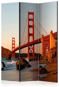 Paraván - Golden Gate Bridge - sunset, San Francisco [Room Dividers]