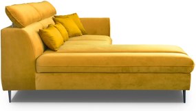 Sconto Sedacia súprava BENO ľavá, žltá