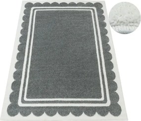 Koberec Lima M138A svetlosivý / krémový