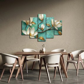 Obraz - 3D magnólia (150x105 cm)