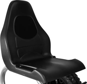 LEAN CARS Pedálový gokart B012 s nafukovacími kolesami, modrý